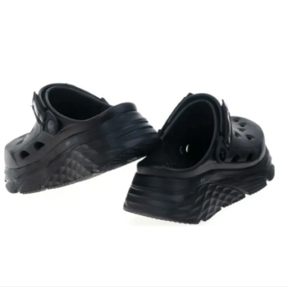 Skechers Womens Max CushionPlatform Clog Mule Insulated fur lined shoes sz 8 - Picture 1 of 12